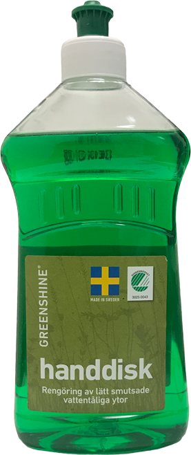 Diskmedel Greenshine PET 0,5 L