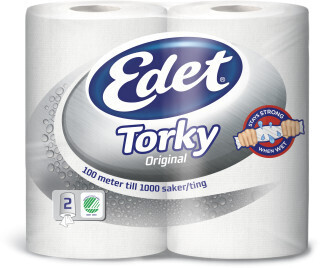 Handtorkrulle Torky original 100 m/rl 2-pack
