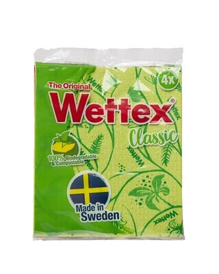 Wettex Classic sort färger 4-pack
