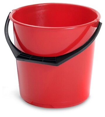 Hink 10 l röd