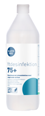 Ytdesinfektion Kiilto Pro 75+ 1L