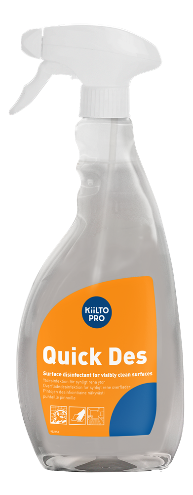 Ytdesinfektion Kiilto Pro Quick Des spray 750 ml