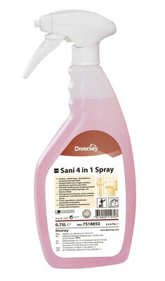 Sanitetsrengöring Sani 4 in 1 spray 750ml