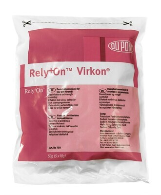 Ytdesinfektion VirKon påsar 5x10g