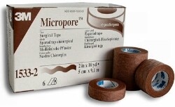Häfta Micropore hudf 5cm fp/6