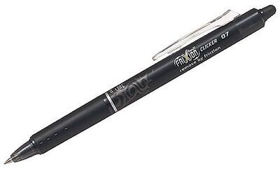 Kulpenna Pilot Frixion Clicker redigerbar 0,7mm svart