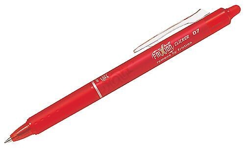 Kulpenna Pilot Frixion Clicker redigerbar 0,7mm röd