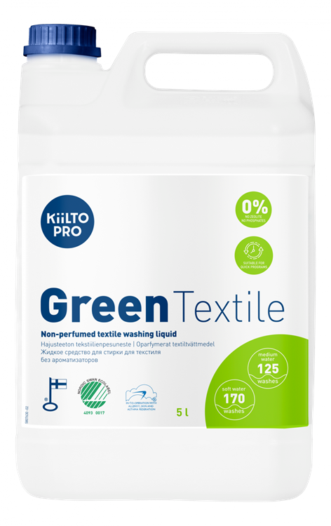Tvättmedel Pro Green flytande färg o parfymfri 5L
