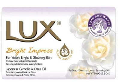 Tvål fast Lux Soap White Velvet 80