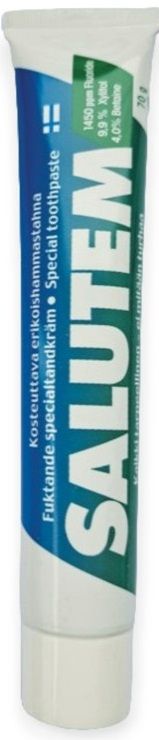SALUTEM FLUOR Fuktande specialtandkräm 70g