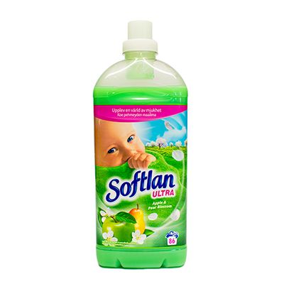 Sköljmedel Softlan grön Apple &amp; Pear 1,3 L