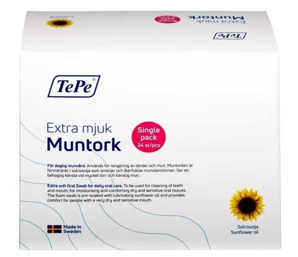 Muntork extra mjuk smörjande, 24st/fp