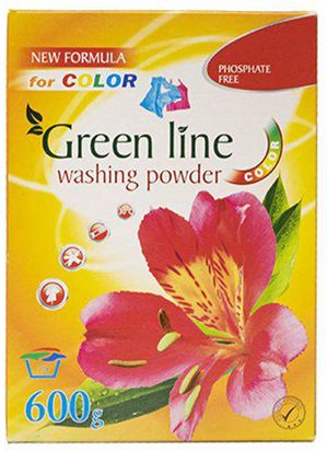 Tvättmedel Green Line Color 600gr/fp