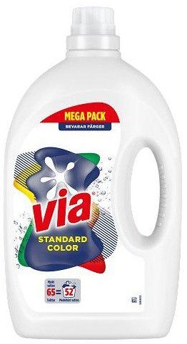 Tvättmedel Via Color flytande 2,6L