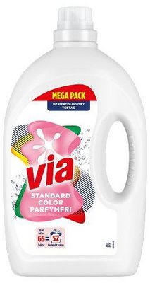 Tvättmedel Via Color Sensitive oparfymerad 2,6L