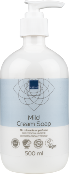 Tvål Abena oparfymerad 500ml med pump