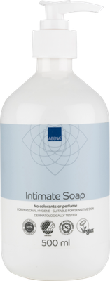 Tvål intimtvål Abena pH3-4 oparfymerad 500ml med pump