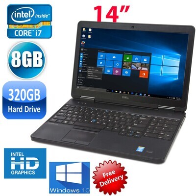 Dell Latitude E5440 i7-4600U 8GB 320GB-14" HD Graphics Notebook Laptop Win10 PRO