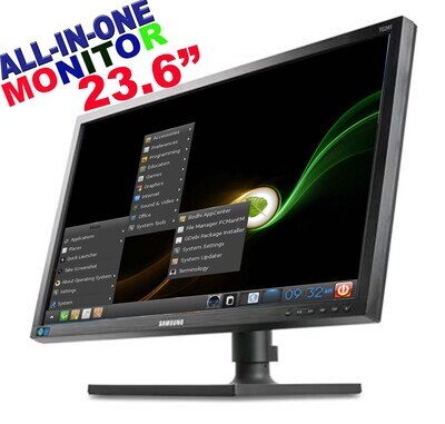 SAMSUNG TC241W 23.6" HD LED ALL-IN-ONE MONITOR INTEL ATOM 2GB 8GB BODHI LINUX