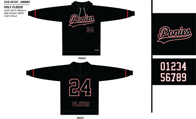 Adult Ponies Sweatshirt 80125