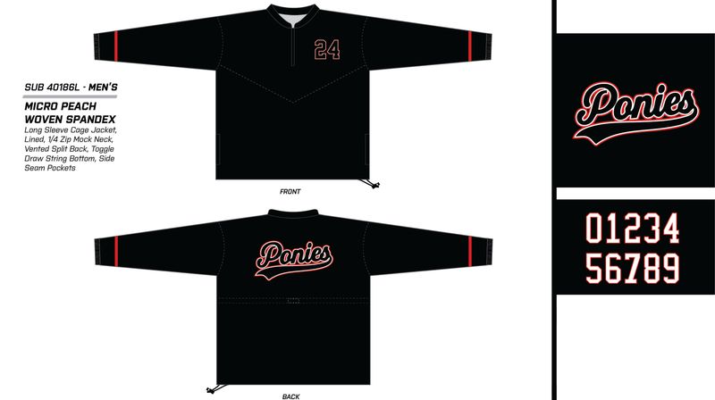 Adult LS Ponies Wind breaker 40186L