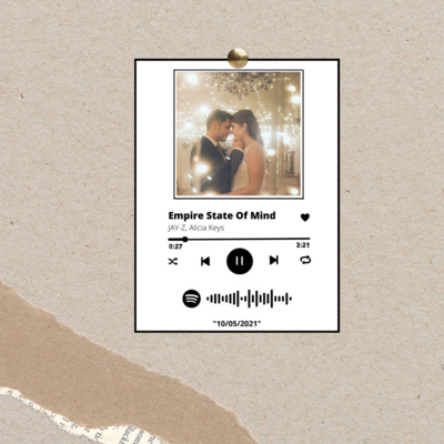Polaroide Spotify 7,5x10 cm