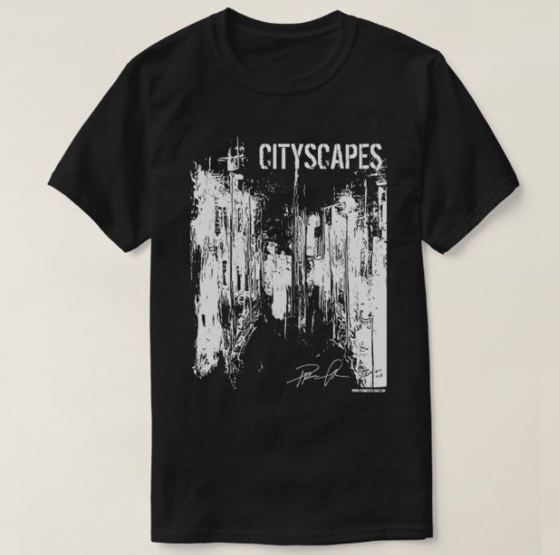 Cityscape White Tee