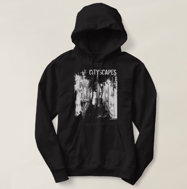 Cityscape Hoodie Black XL