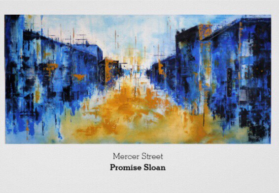 Mercer Street Signed Print 19x13 Inches
