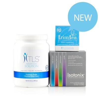 TLS Stay Fit Kit - Includes TLS Trim Tea (30 Servings), TLS Nutrition Shake - Chocolate Or Vanilla, Isotonix Daily Essentials Packets (30 Servings)