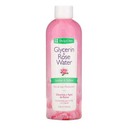 Glycerin and Rose Water Skin and Hair Moisturizer 