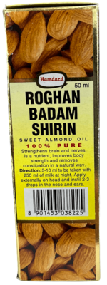 Hamdard Roghan Badam Shirin - Almond Oil