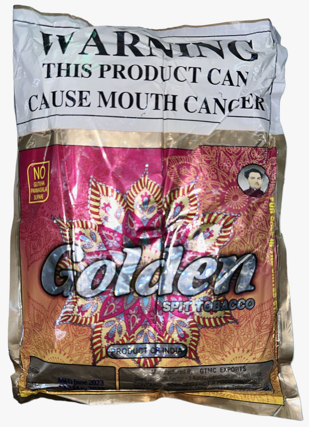golden tobacco khaini Golden Khaini (Pink)
