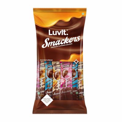 Luvit Smackers Chocolate Lollipops