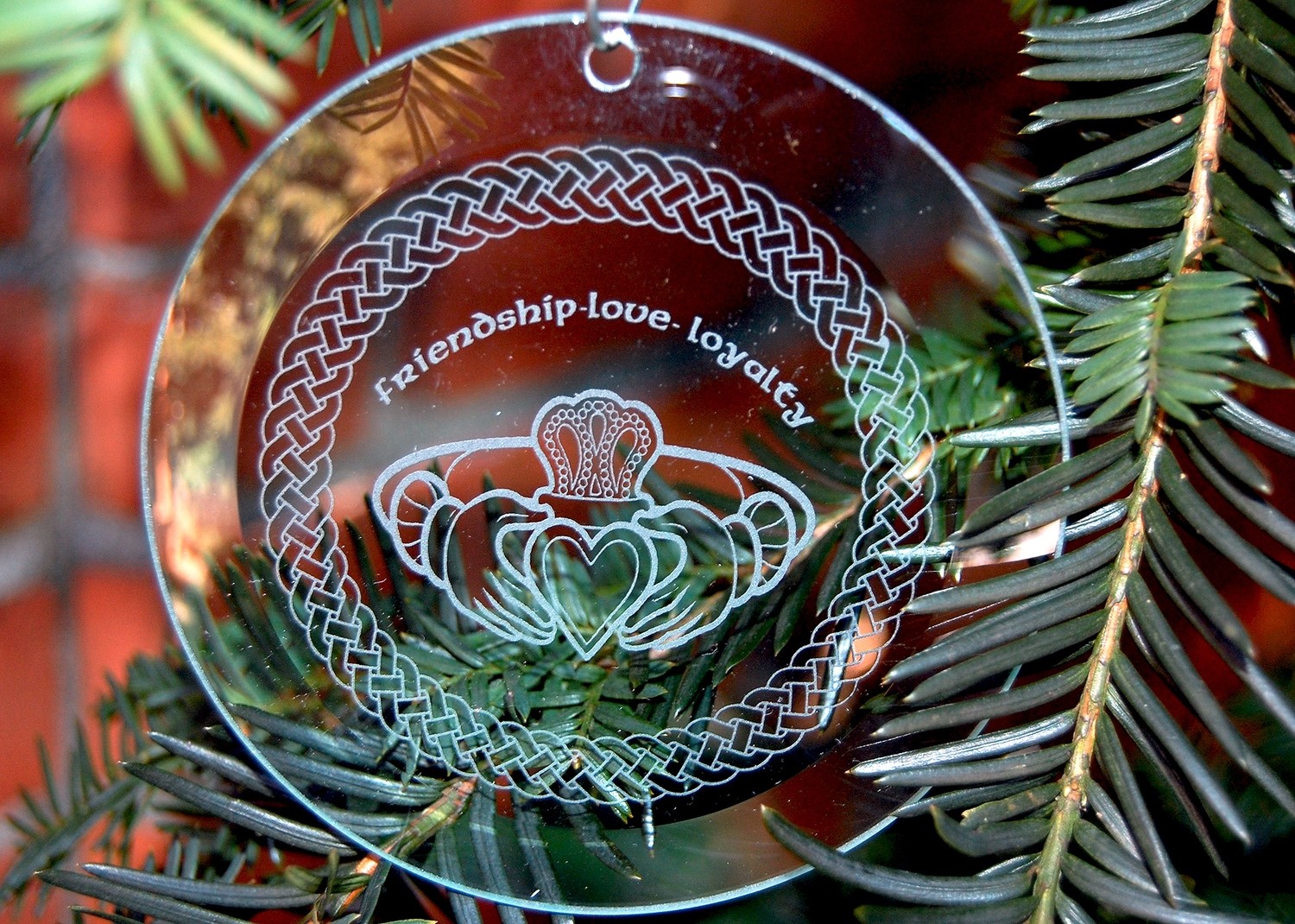 Irish Claddagh Ornament