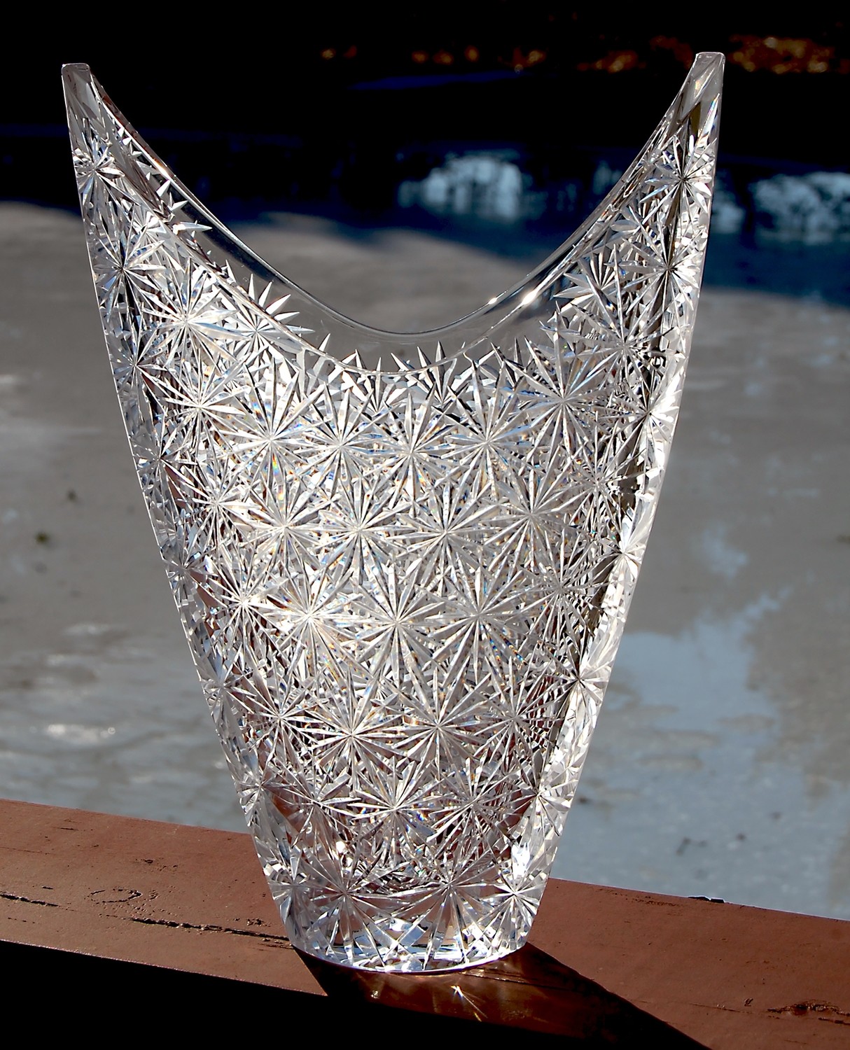 Fourth of July Two-Tone Vase