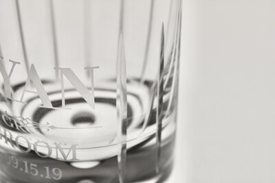 Custom Whiskey Glass (Handcut)