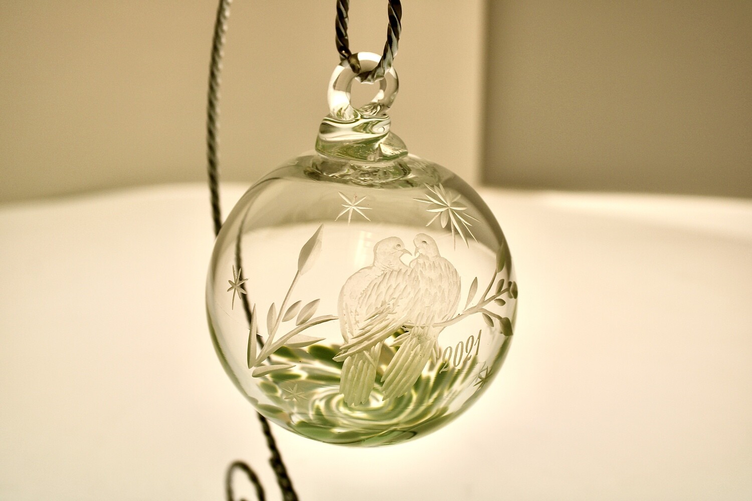 Limited Edition 2021 Christmas Ornament &quot;Two Turtledoves&quot;