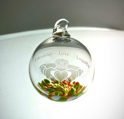 Claddagh Swirl Ornament