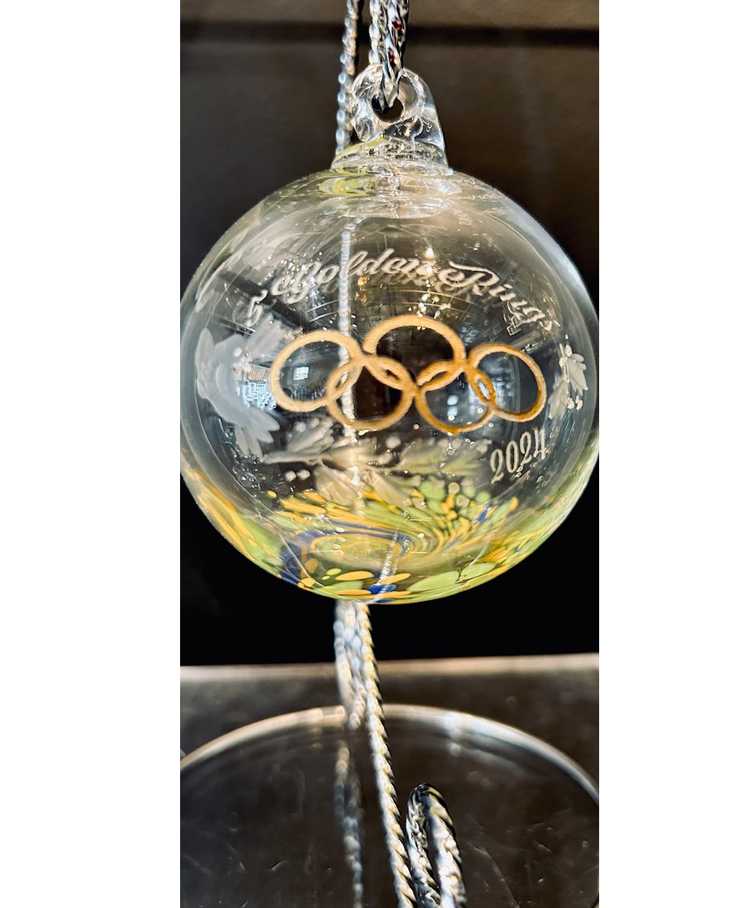 2024 Limited Edition Christmas Ornament - FIVE GOLDEN RINGS
