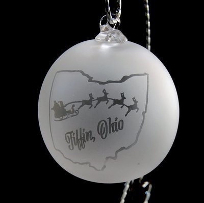 Frosted Tiffin Ornament
