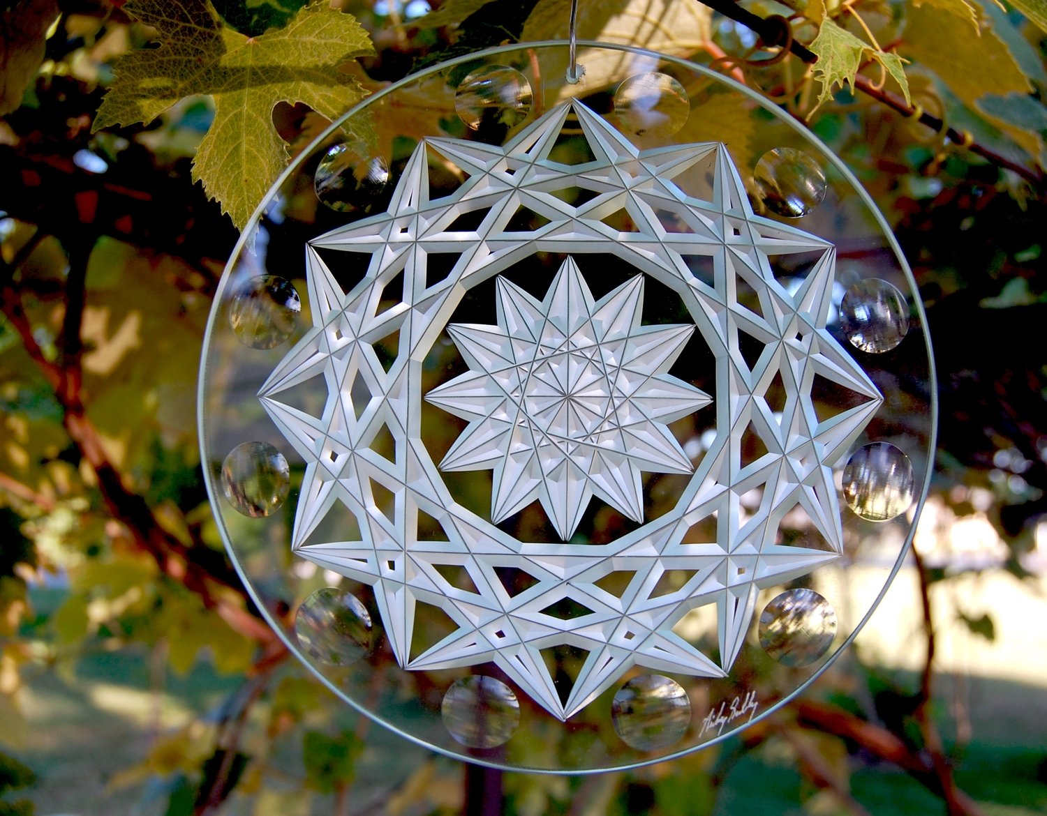 Hobstars and Punties Suncatcher