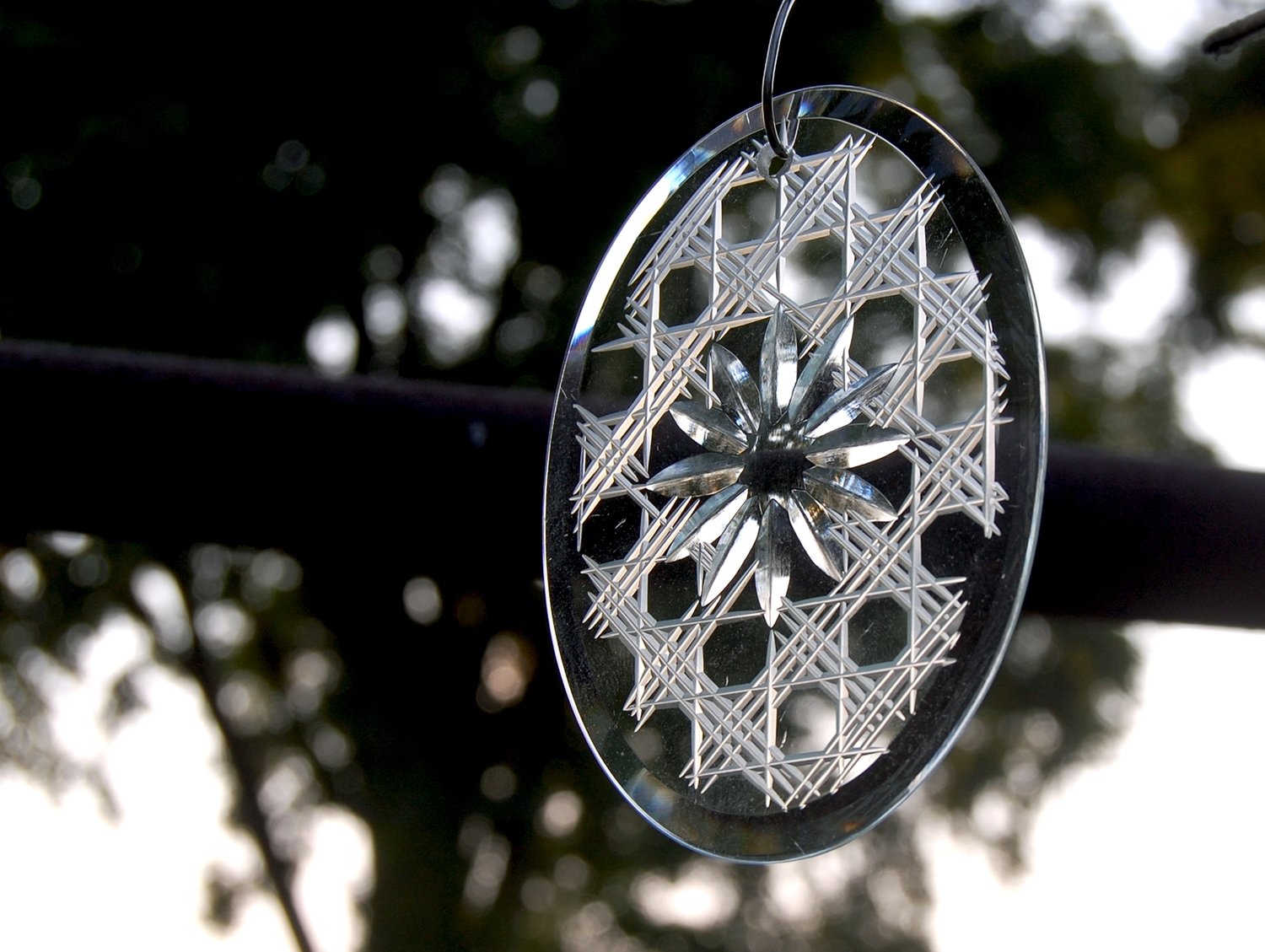 Oval Cane &amp; Flower