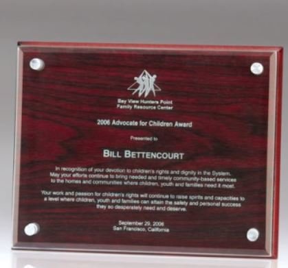 Rosewood Plaque Rosewood Plaque