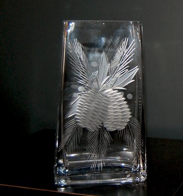 Holiday Pinecone Vase