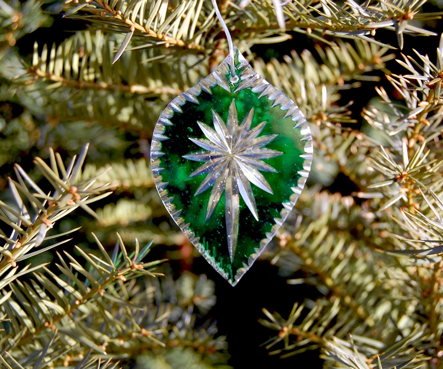 Flashglass Starburst Green