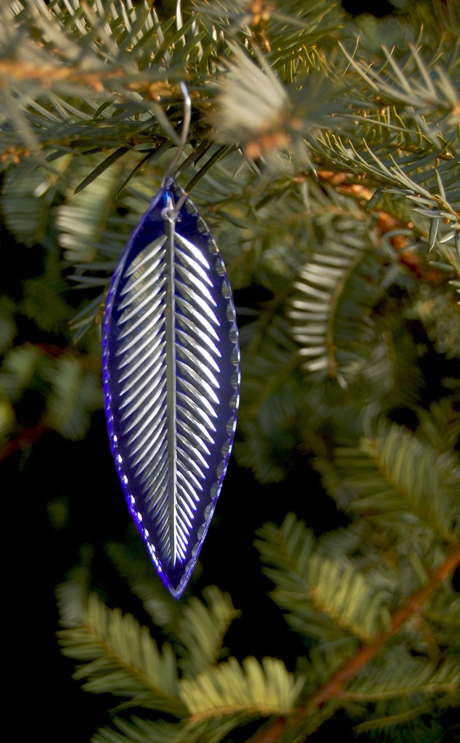 Flashglass Leaf Blue