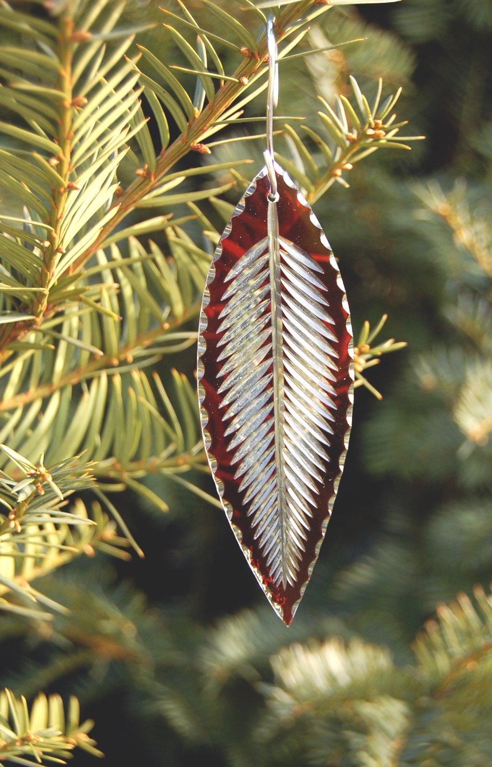 Flashglass Leaf Cranberry