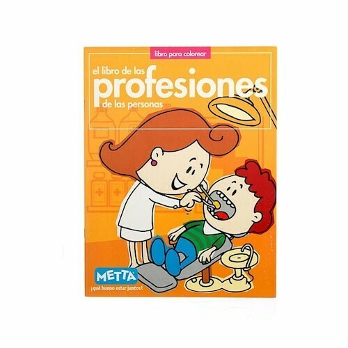 Gente: Profesiones, libro de cuentos y colorear