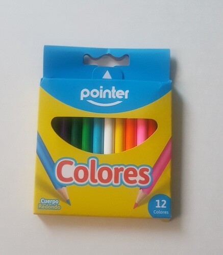 Lapices de Colores Cortos Pointer 12/1